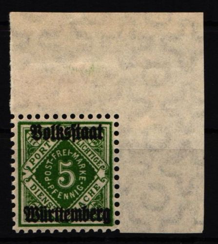 Württemberg Dienst 136 postfrisch