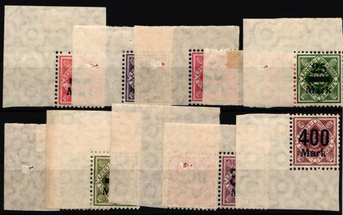 Württemberg Dienst 159-170 postfrisch