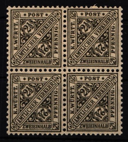 Württemberg 237 postfrisch 4er Block #IK447