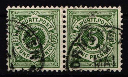 Württemberg 56 gestempelt