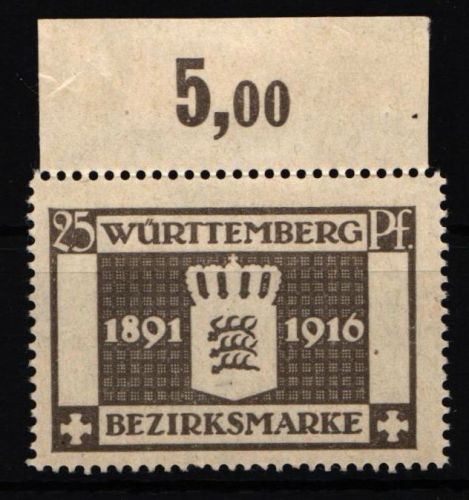 Württemberg 128 postfrisch