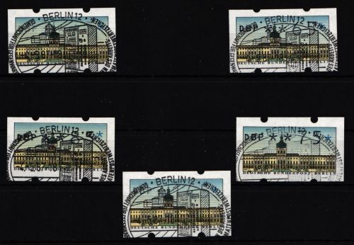 Berlin Automatenmarken VS 1 postfrisch komplett mit Zählnummer #IL208