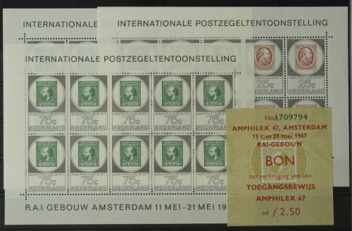 Niederlande 880-882 postfrisch als Kleinbogensatz #IB565