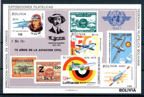 Bolivien Block 82 postfrisch