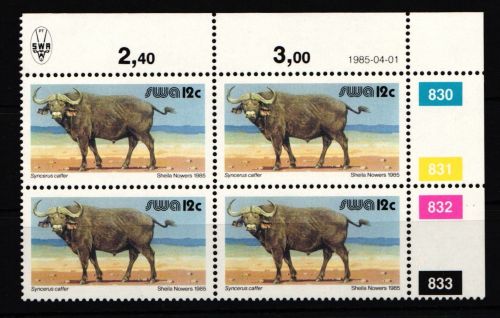 Südwestafrika 570 postfrisch Viererblock / Wildtiere #IP520