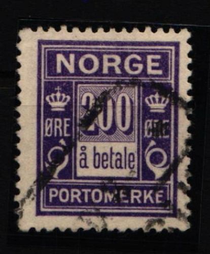 Norwegen Porto P 12 gestempelt #IF726