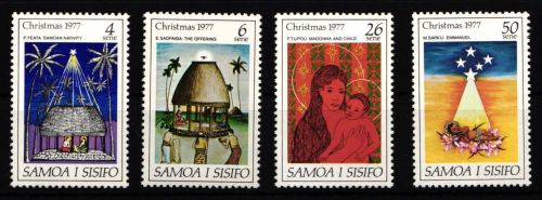 Samoa 362-365 postfrisch Weihnachten #IJ723