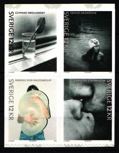 Schweden 2877-2880 postfrisch Viererblock selbstklebend Kunst Fotografie #IK648