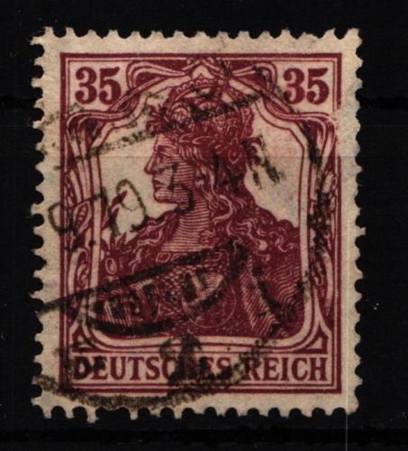 Deutsches Reich 103 b gestempelt geprüft Infla Berlin #IT064