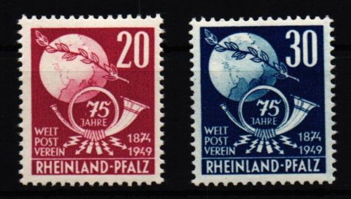 Fr. Zone Rheinland-Pfalz 51-52 postfrisch #IG032