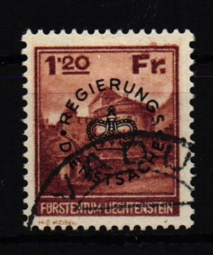 Liechtenstein Dienstmarken 10 gestempelt #IG079