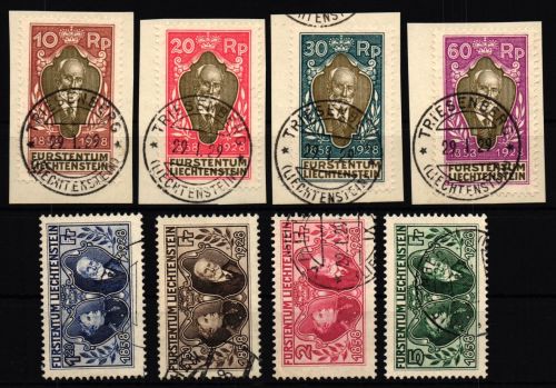 Liechtenstein 82-89 gestempelt #IG096