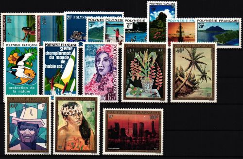 franz. Polynesien Jahrgang 1974 postfrisch #IG274