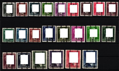Österreich 674-696 postfrisch Befund Sturzeis #IT386