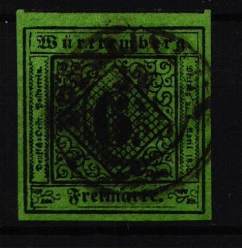 Württemberg 3 a gestempelt