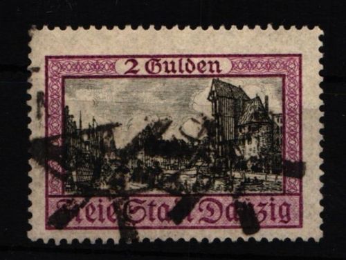 Danzig 208 gestempelt