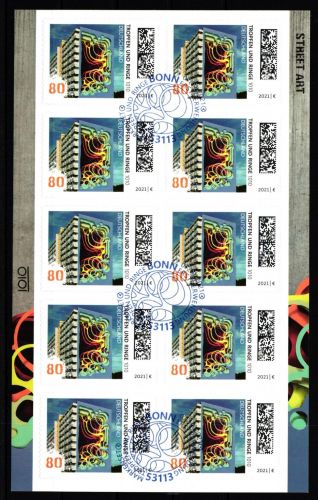 BRD 3635 gestempelt Folienblatt 110 #IU013