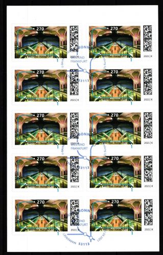 BRD 3628 gestempelt Folienblatt 108 #IU018
