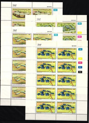 Bophuthatswana 190-193 postfrisch Kleinbogensatz / Bildung #IH161