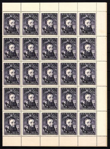 Österreich 949 postfrisch ganzer Bogen #IH240