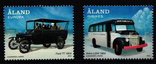 Aland 365 und 366 postfrisch Auto #IH328