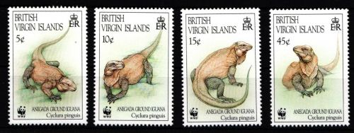 Jungferninseln 814-817 postfrisch Wildtiere #IH347