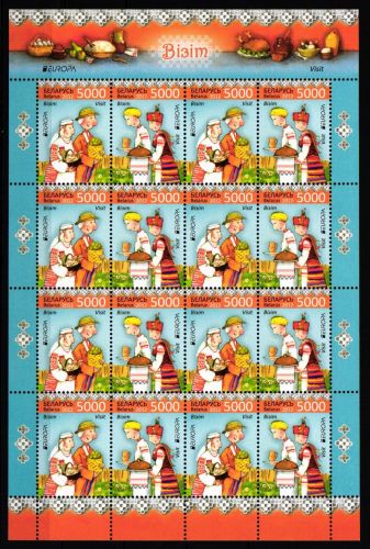 Weißrußland Belarus 912-913 postfrisch als Kleinbogen #IO724