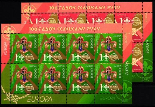 Weißrußland Belarus 663-664 postfrisch als Kleinbogensatz #IO744