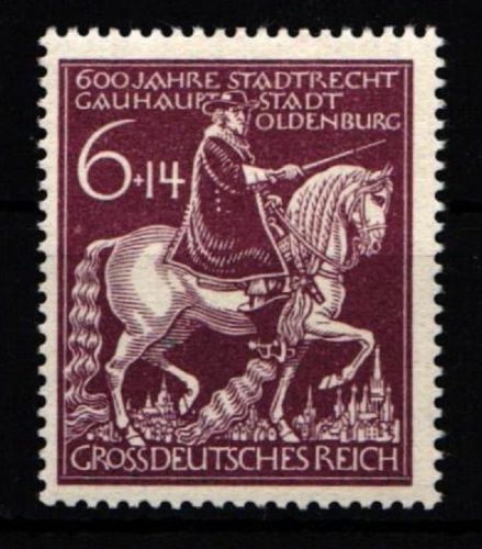 Deutsches Reich 907 IV postfrisch Plattenfehler #IJ436