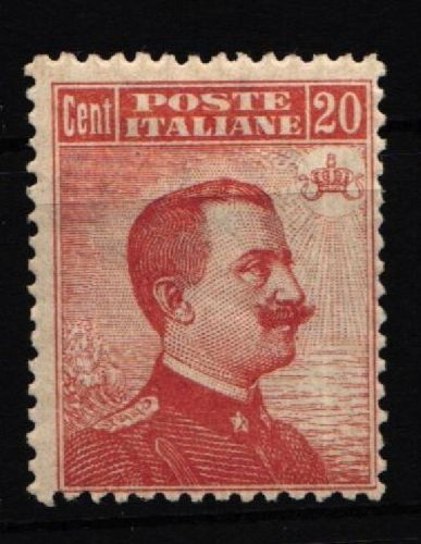 Italien 129 postfrisch mit kopfstehendem Wasserzeichen #IO879