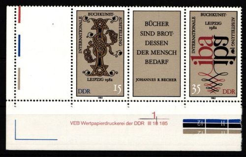 DDR W Zd 529 DV L postfrisch Viererblock #IV590