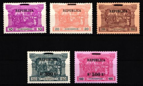 Portugal 191-195 mit Falz #IW030