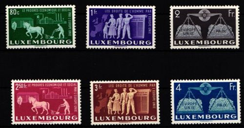 Luxemburg 478-483 postfrisch Europa #IH601