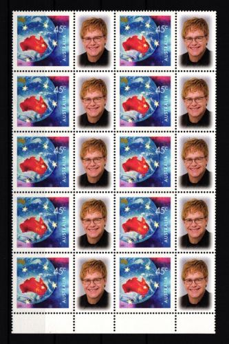 Australien 1920 mit personalisierten Zierfeldern (Elton John) postfrisch #IH678