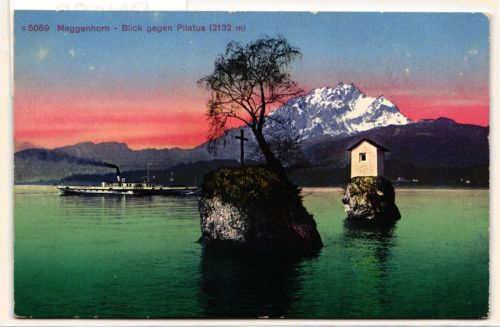AK Meggenhorn Blick gegen Pilatus (2132 m) ungebraucht #PN188