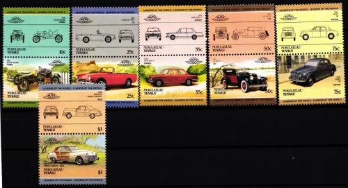 Tuvalu Nukulaelae 49-60 postfrisch Paare / Automobile #IH105