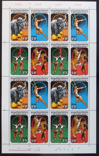 DDR 2983-2986 postfrisch Zusammendruckbogen #IV730