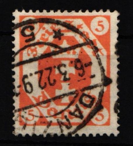 Danzig 73 gestempelt geprüft Infla Berlin #IQ205