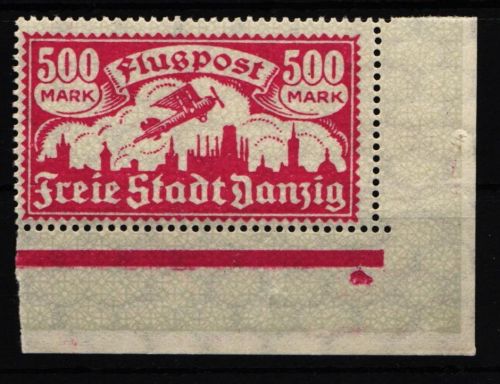 Danzig 137 postfrisch als Eckrand #IQ298