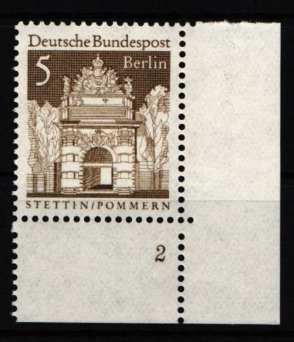 Berlin 270 postfrisch Eckrand mit Formnummer 2 #IW514