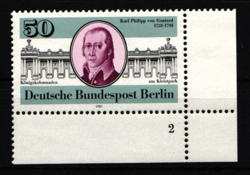 Berlin 639 postfrisch mit Formnummer #IW636