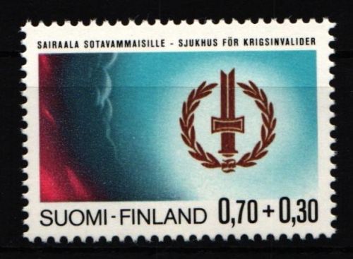 Finnland 780 postfrisch Emblem des Kriegsinvalidenverbandes #IR375