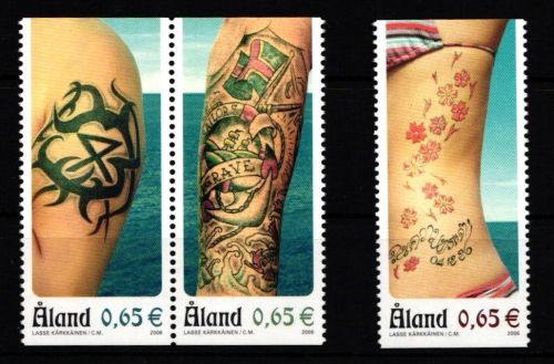 Aland 270-272 postfrisch Körperschmuck Tätowierungen #IR194