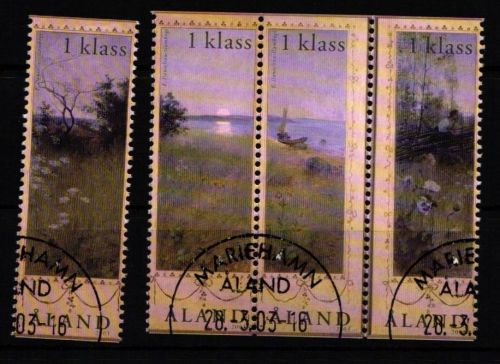 Aland 219-222 gestempelt Sommerlandschaft #IR214