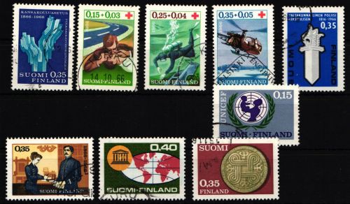 Finnland Jahrgang 1966 gestempelt #IQ821