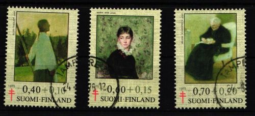 Finnland 771-773 gestempelt Bekämpfung der Tuberkulose #IQ833