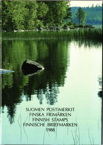 Finnland Jahresmappe 1988 postfrisch Briefmarken und Markenheftchen #IQ651