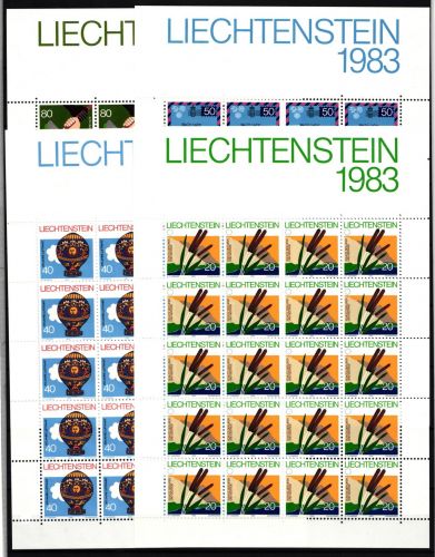 Liechtenstein 824-827 postfrisch Kleinbogensatz #IH761