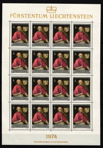 Liechtenstein 613 postfrisch Kleinbogen / Kriche #IH803