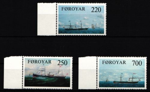 Färöer 79-81 postfrisch Schiffe #IL850